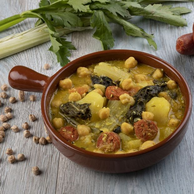 El secreto de este plato de potaje lorquino está en su majado. Te contamos qué lleva. Foto: Murcia turística