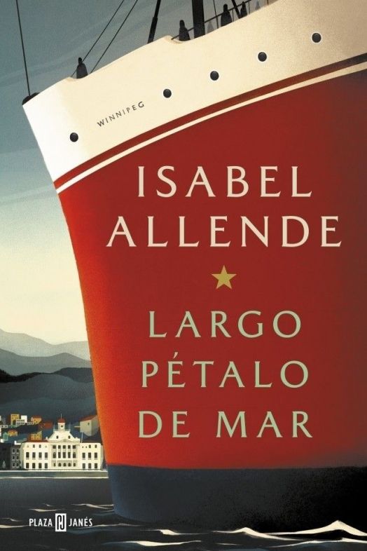 Portada de 'Largo pétalo de mar' de Isabel Allende