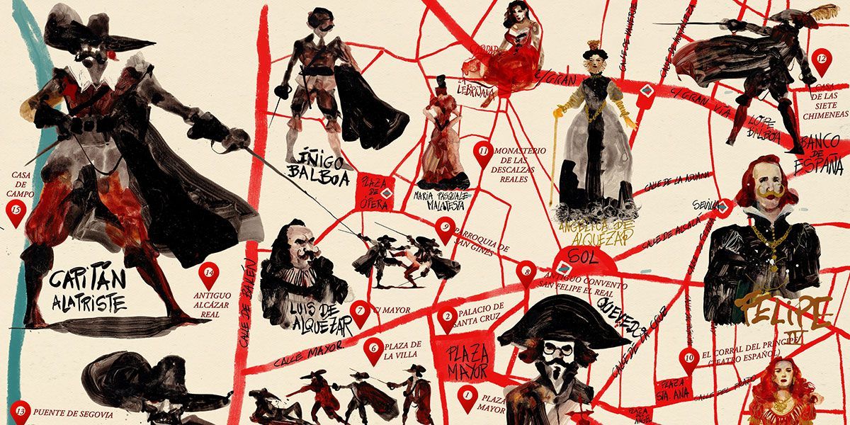 Madrid presenta su nuevo Mapa Cultural Ilustrado 'Iconos de ayer y de hoy para una ciudad viva'