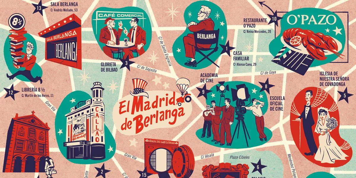 Madrid presenta su nuevo Mapa Cultural Ilustrado 'Iconos de ayer y de hoy para una ciudad viva'