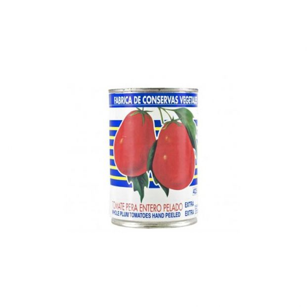maria del carmen tomate pera entero pelado lata con 390 gramos netos (1)