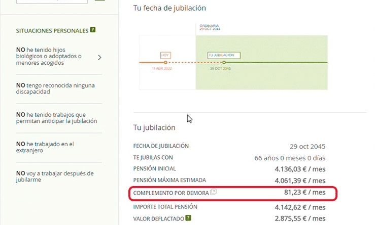 complemento demora jubilacion portal