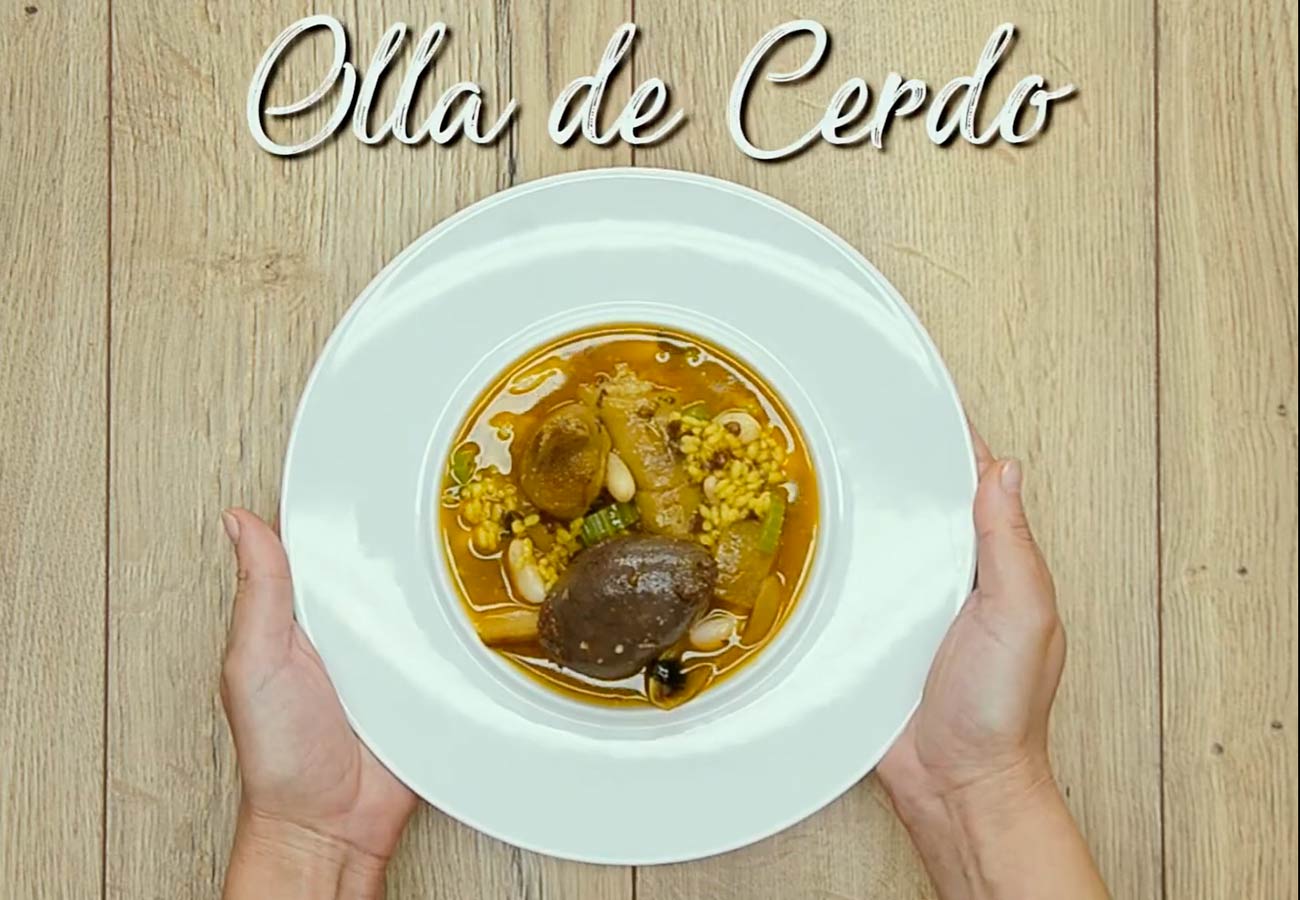 Olla de chato murciano, con habichuelas y arroz de Calasparra. Foto: Murcia turística