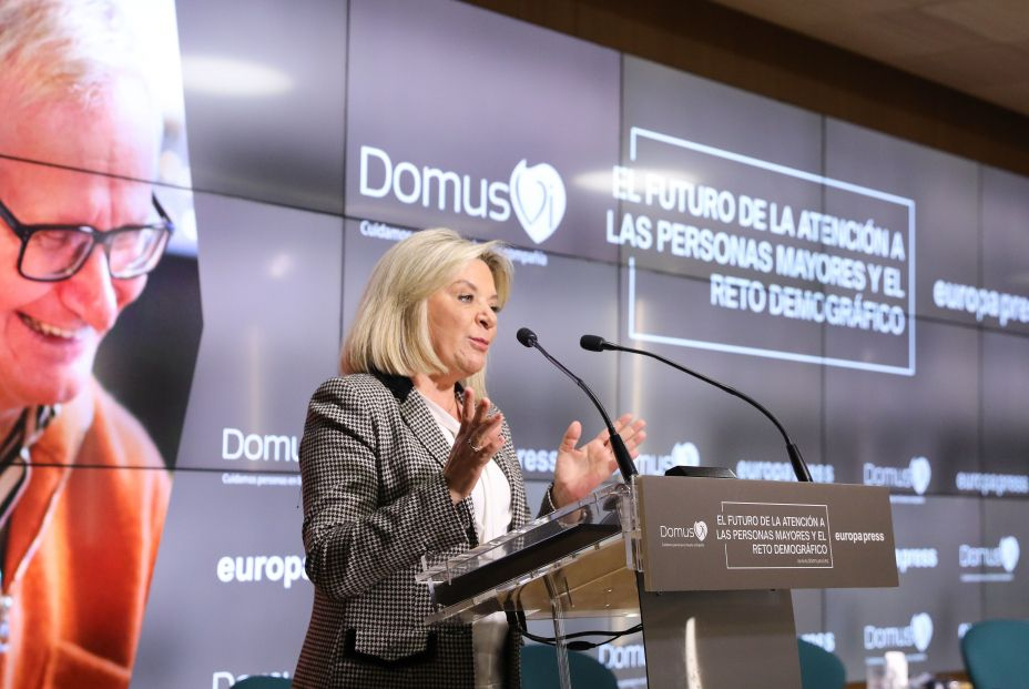 La presidenta institucional de DomusVi, Josefina Fernández