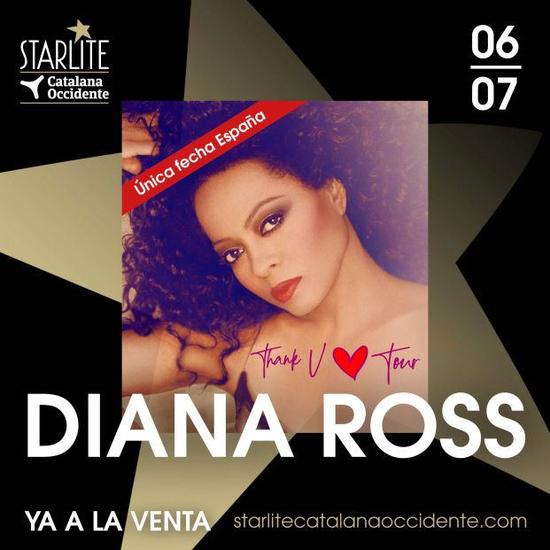 Diana Ross se une al Starlite 2022 en el que será su único concierto en España