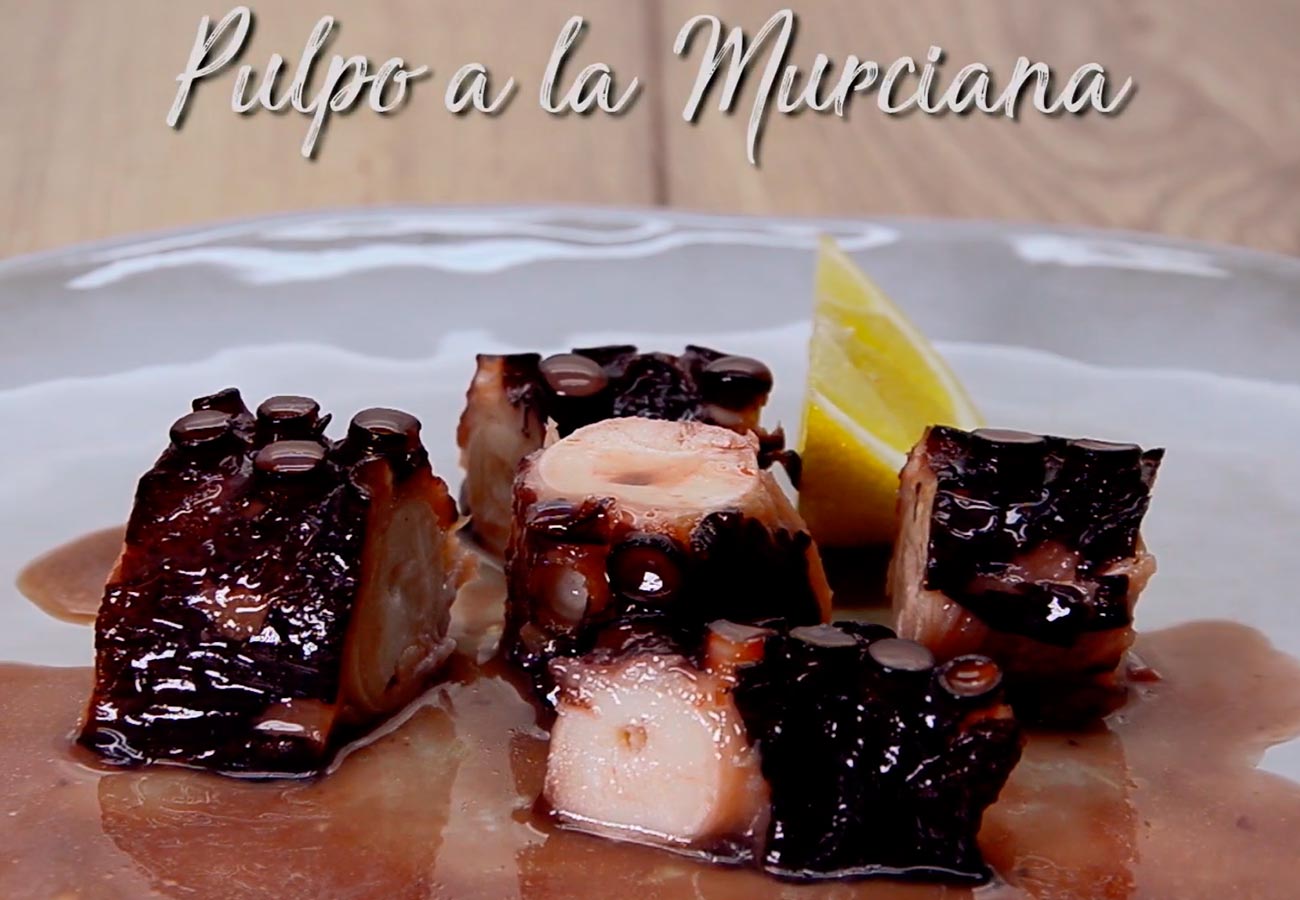 Pulpo a la murciana, receta fácil perfecta para tomar de tapeo. Foto: Murcia turística