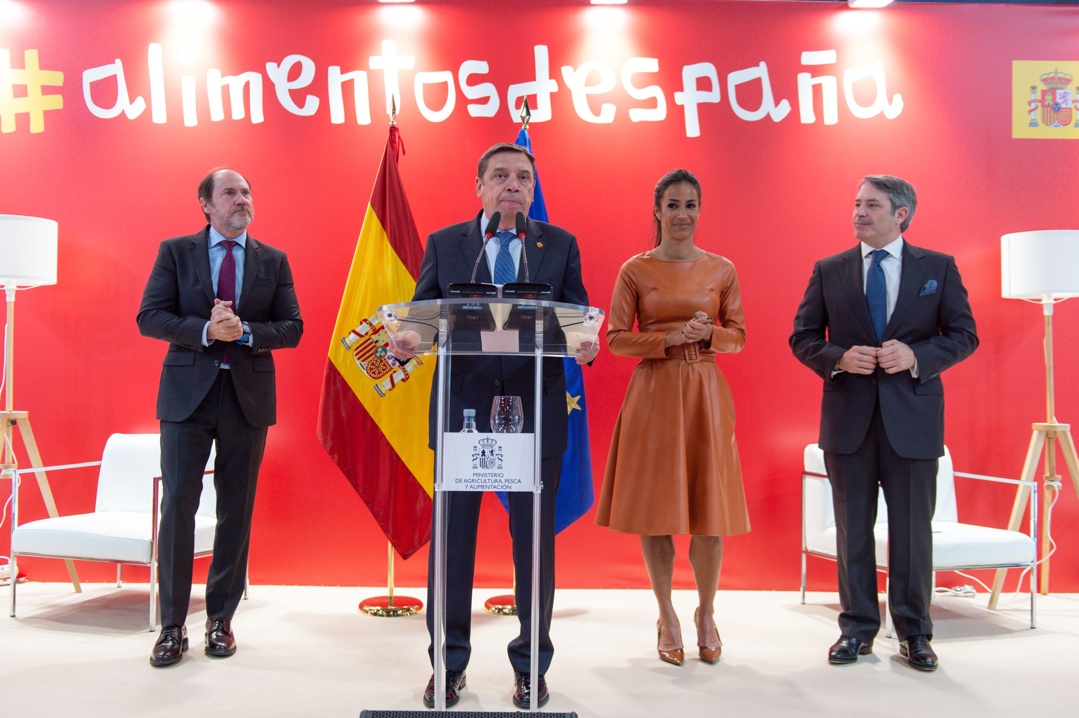 Planas elogia al chef José Andrés, embajador de 'Alimentos de España', por su labor en Ucrania. Foto: Europa Press