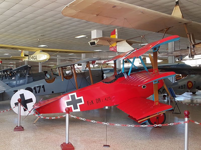 Fokker en el Museo del Aire