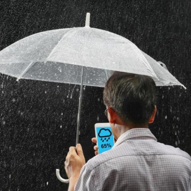 El verdadero significado del porcentaje de lluvia que aparece en las apps del tiempo