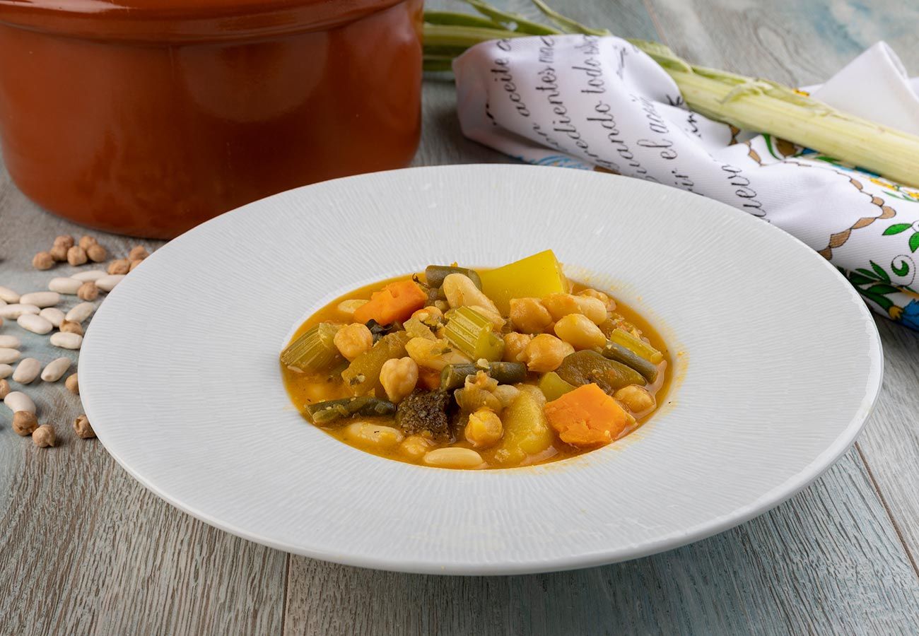 Olla gitana fácil, el cocido sin carne murciano más rico. Foto: Murcia turística