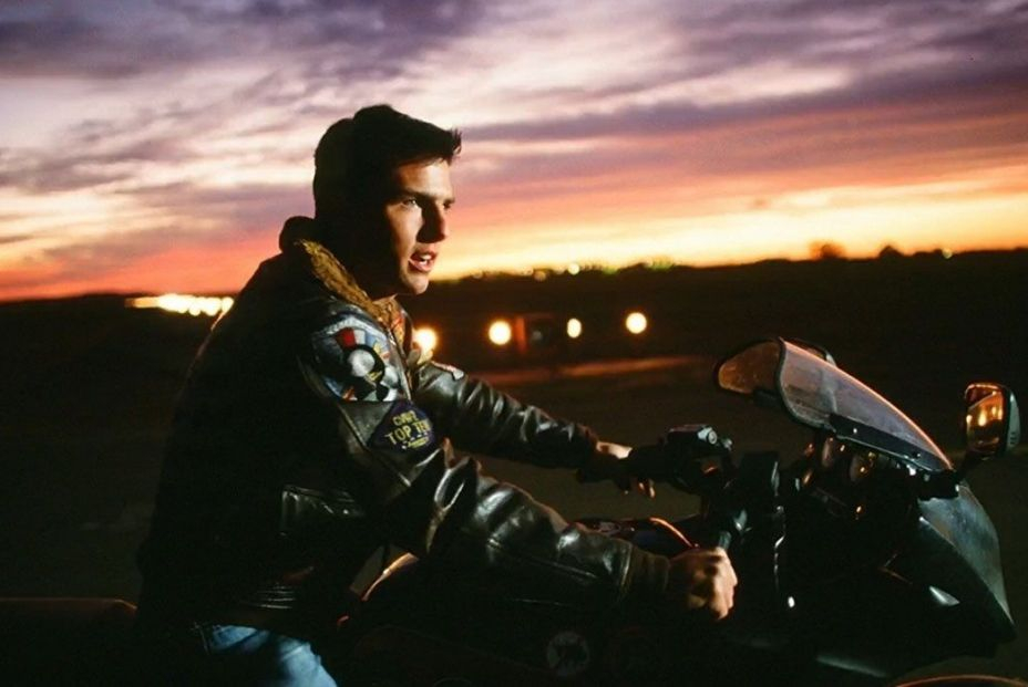 Tom Cruise en Top Gun Tom Cruise en Top Gun