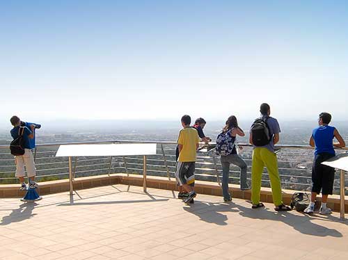 mirador centro de visitantes de la luz. Turismo de Murcia