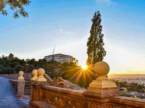 Santuario de la Fuensanta vistas. Turismo de Murcia