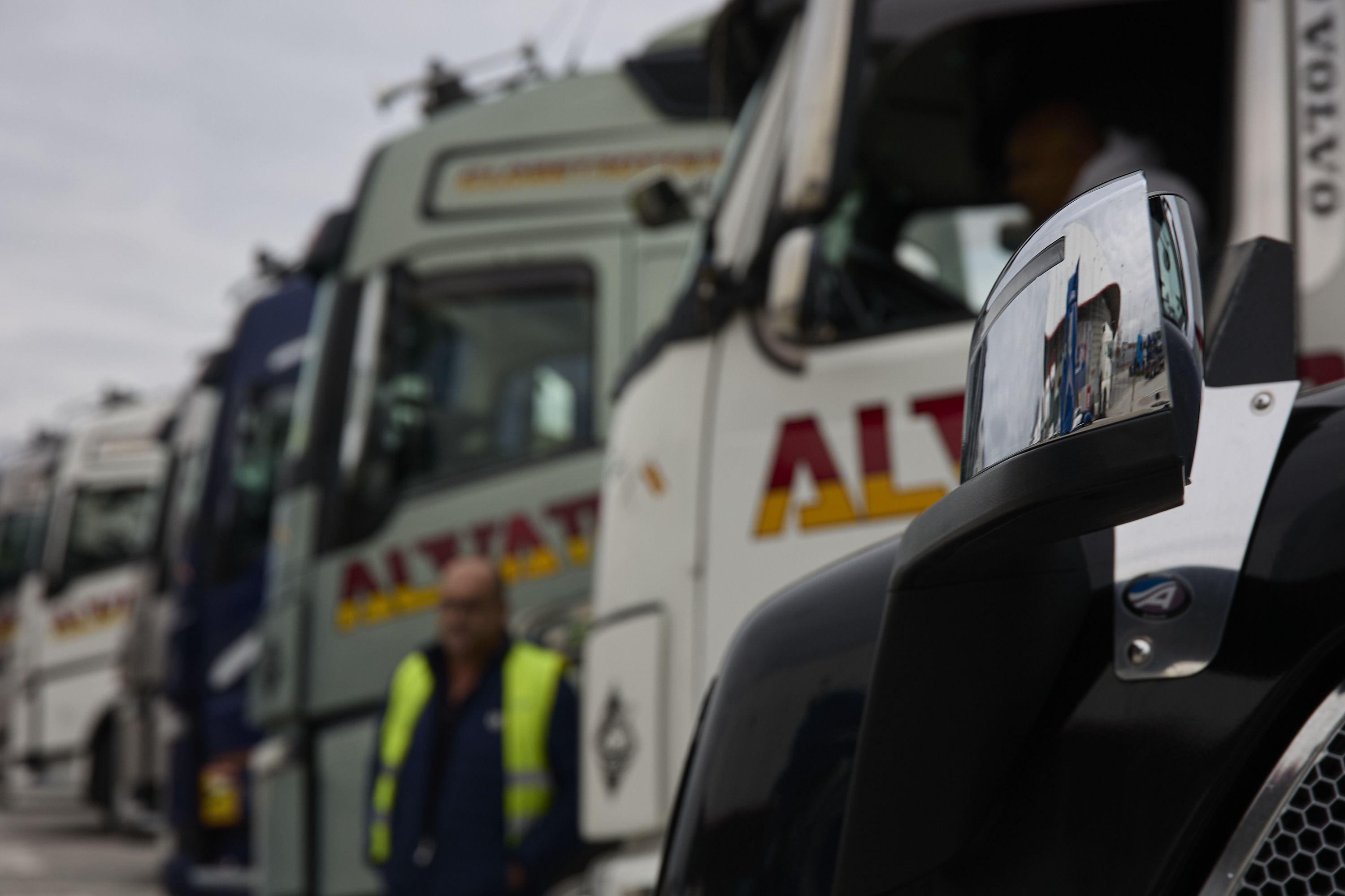 Los transportistas se manifestarán en Madrid para reclamar la jubilación anticipada. Foto: Europa Press