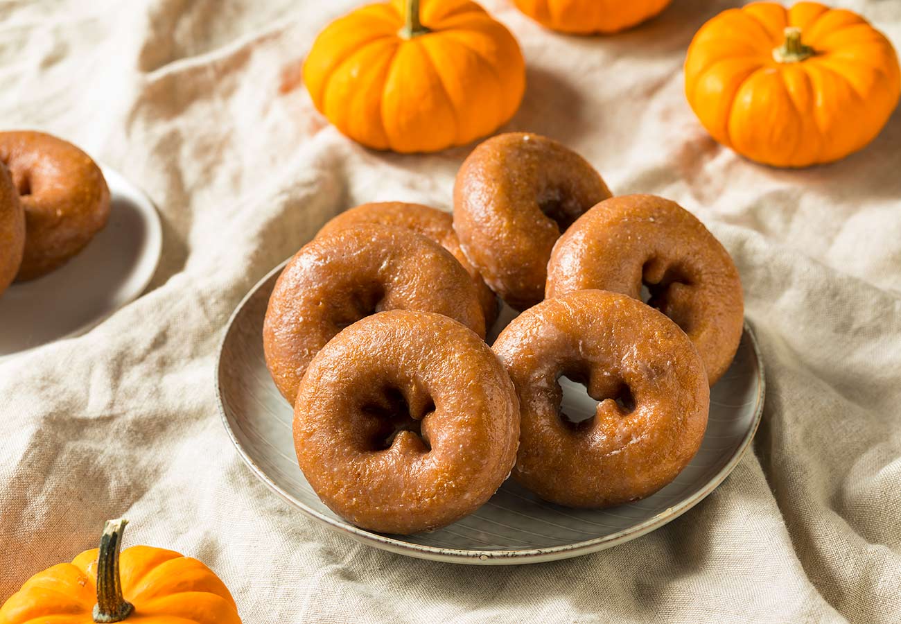 Receta fácil de rosquillas de calabaza. Foto: bigstock