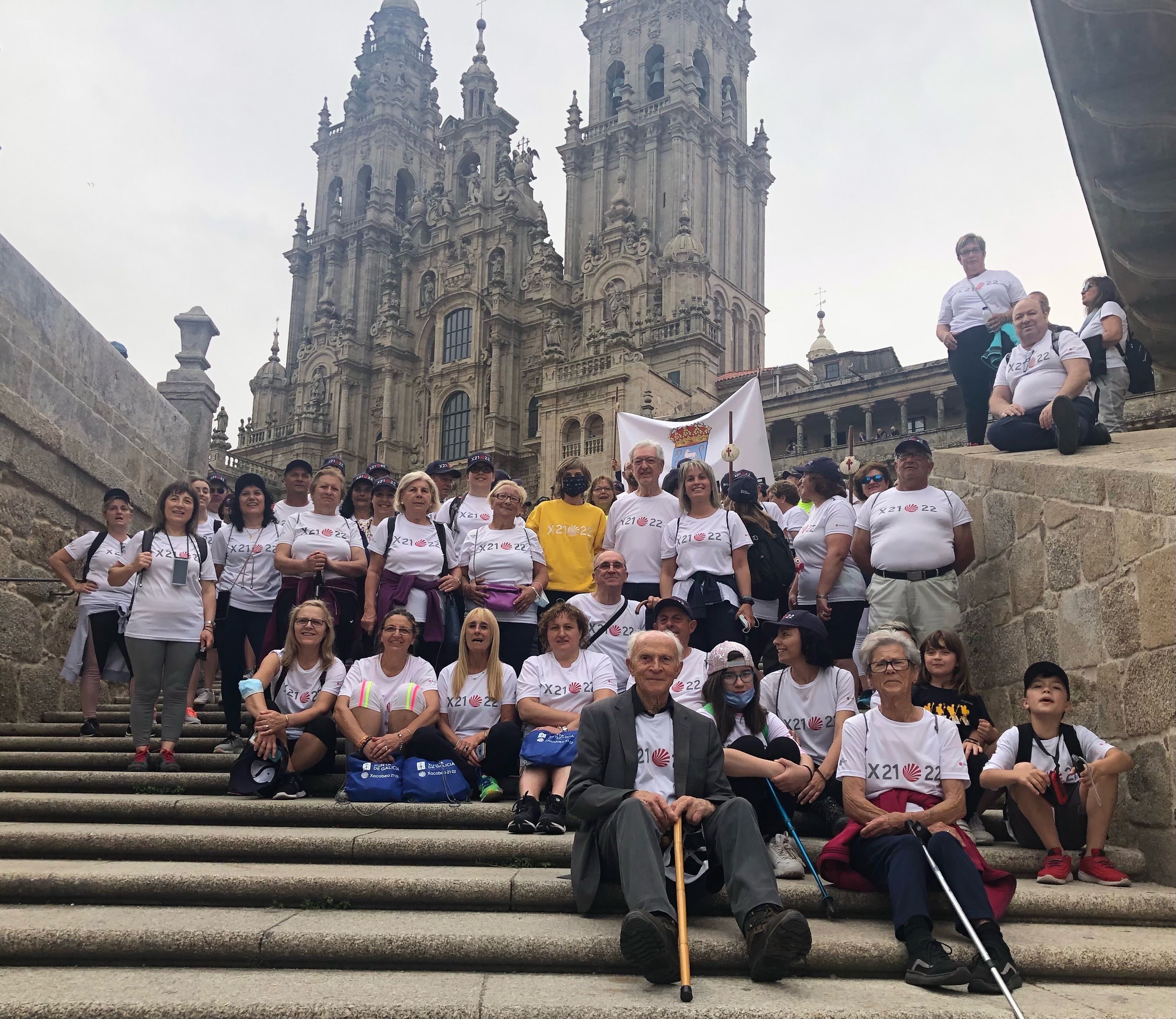 Cuando la edad es sólo un número: completan el Camino de Santiago con 94 y 83 años. Foto: Europa Press