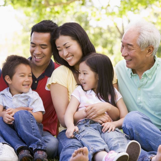 Familia asiática Familia asiática