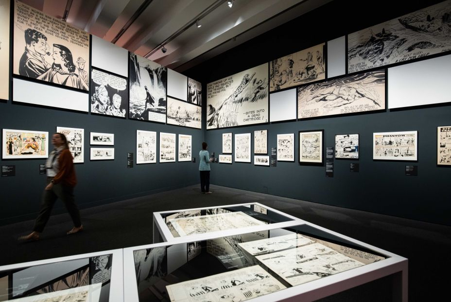 Cómics originales de Tintín, Mafalda, Watchmen y Spider-Man en el CaixaForum de Madrid