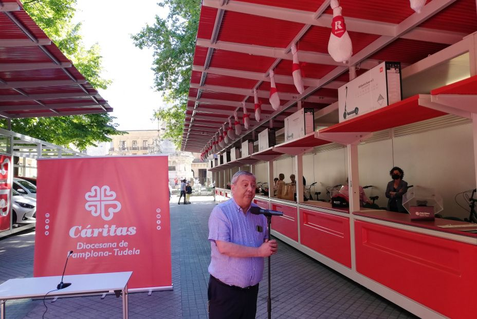 El director de Cáritas Diocesana de Pamplona-Tudela, Ángel Iriarte