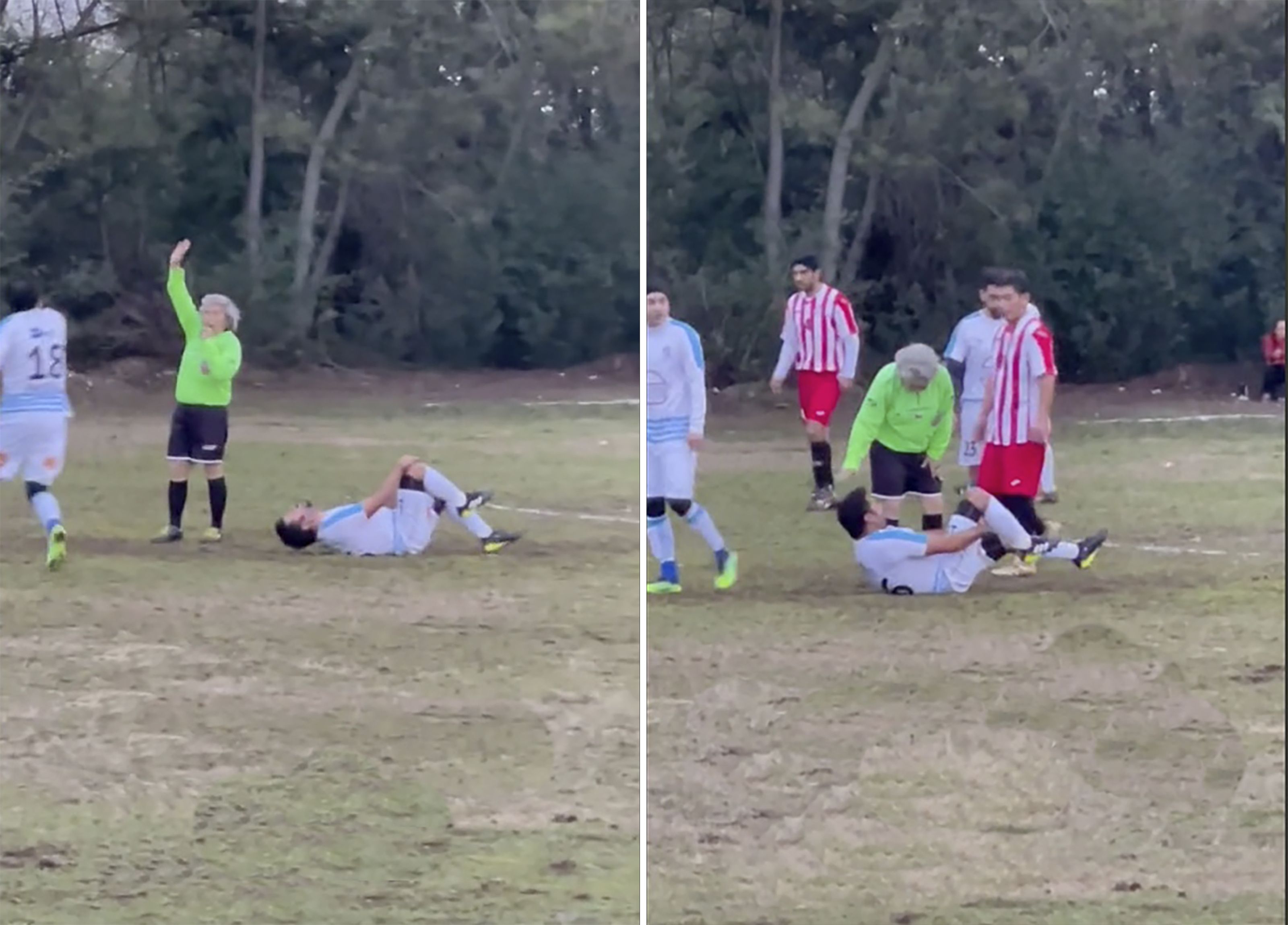 La historia Patricia, la mujer de 58 años que arbitra partidos de fútbol: "Soy de armas tomar"