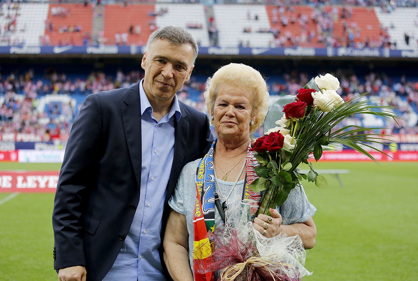 Margarita, la matriarca del Atleti: las flores más famosas del fútbol español