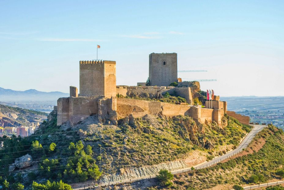 Castillo de Lorca Foto Wikipedia