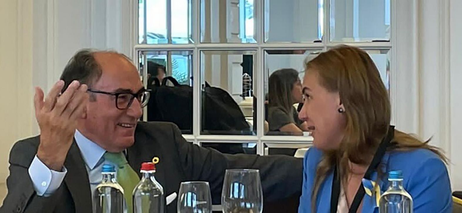 Ignacio Galán y Kadry Simson, comisaría de Energía, dialogan sobre el futuro energético de la UE Ignacio Galán y Kadry Simson, comisaría de Energía, dialogan sobre el futuro energético de la UE