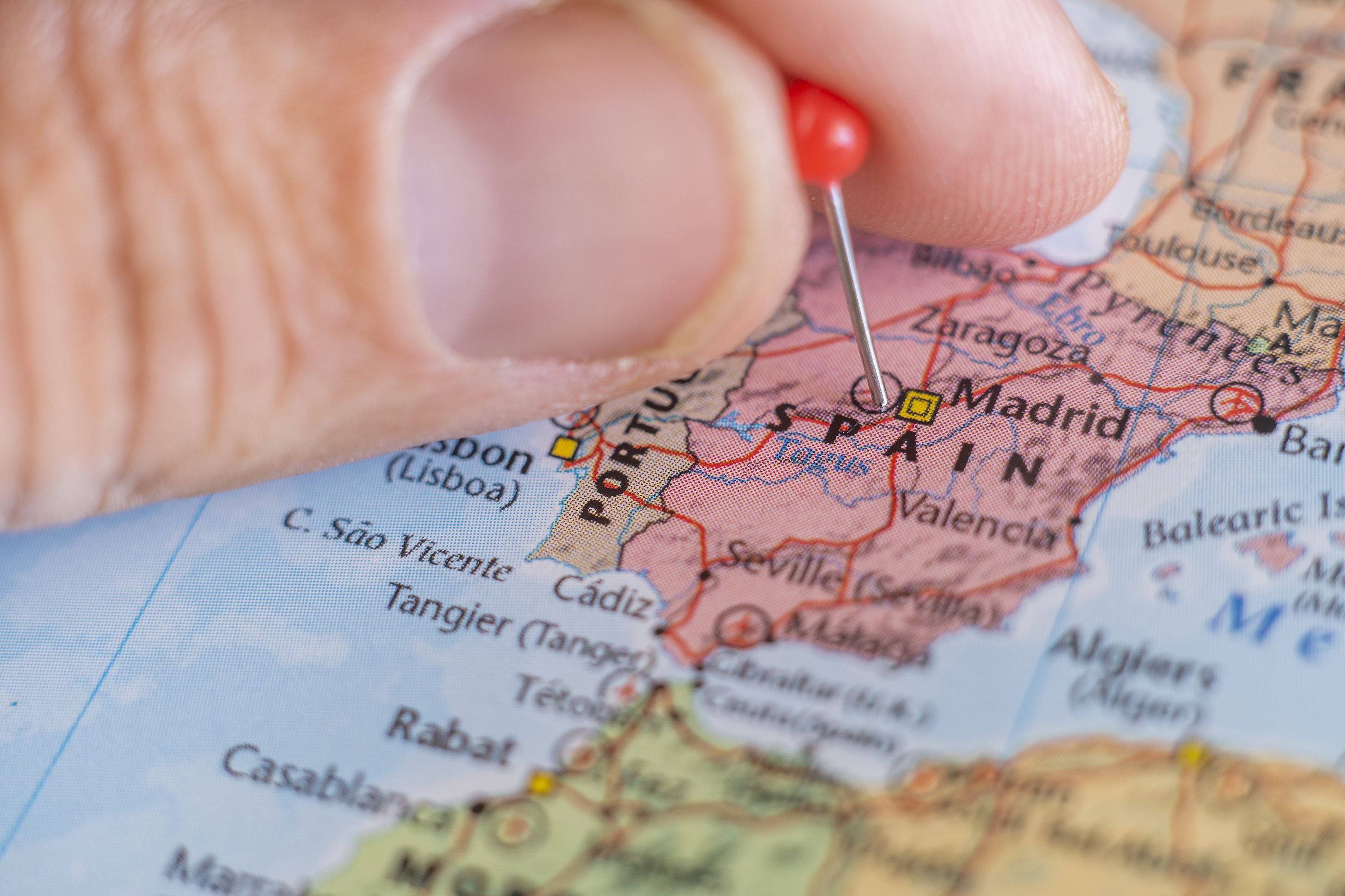 Esta es la ciudad más envejecida de España. bigstock Spain Pin On A World Map Spai 448311919 (1) Esta es la ciudad más envejecida de España. bigstock Spain Pin On A World Map Spai 448311919 (1)