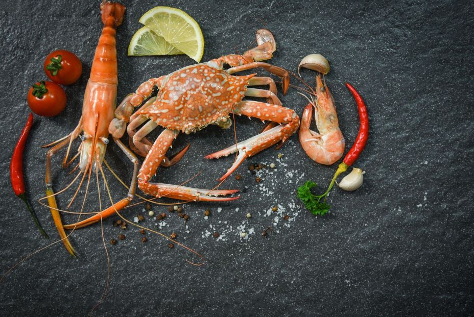 Los mariscos se pueden consumir dentro de una dieta delta