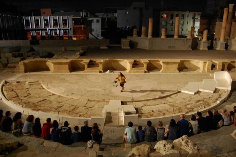 Aulaeum, abajo el telón'. Foto Turismo de Cartagena