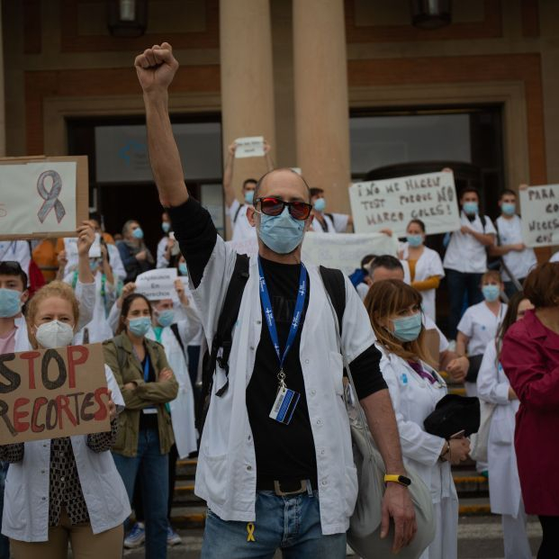 europapress sanitario protesta 