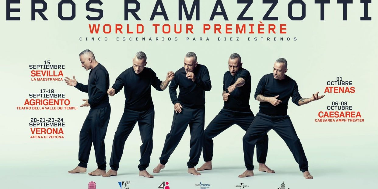 Doble sorpresa de Eros Ramazzotti: nuevo disco y nueva gira