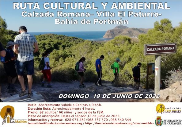 Cartel Ruta Calzada Romana junio 2022 