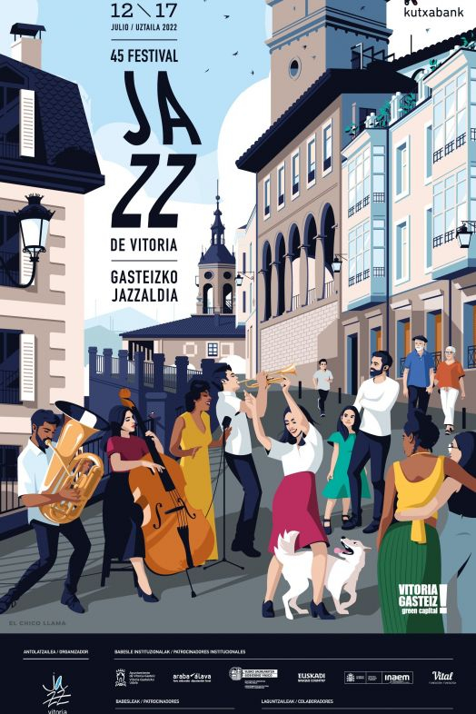 No te pierdas la 45 edición del consagrado Festival de Jazz en Vitoria, del 12 al 17 de julio