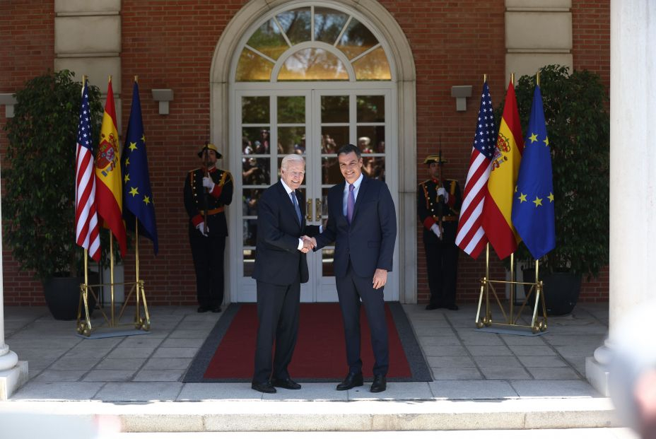 Joe Biden y Pedro Sánchez