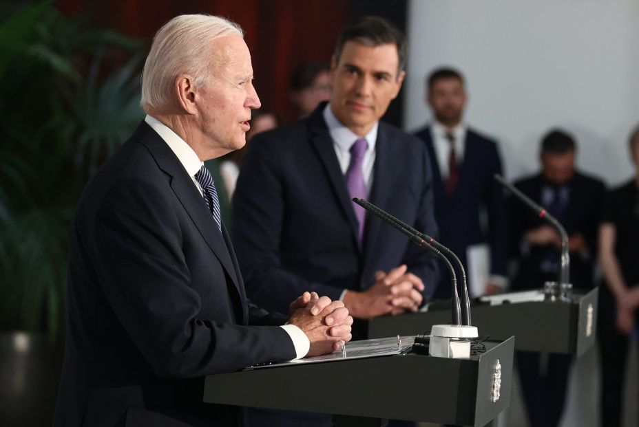 Joe Biden y Pedro Sánchez