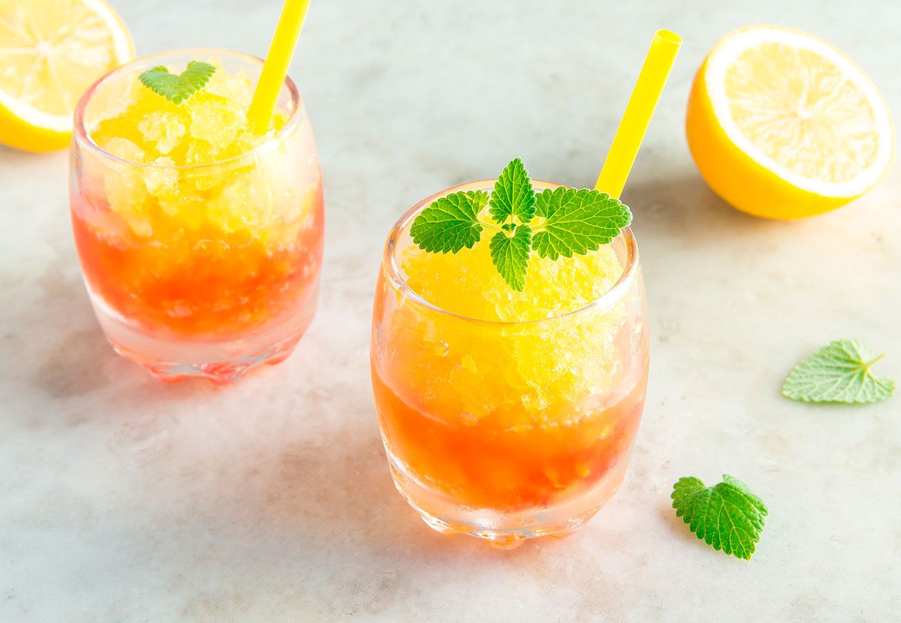 Granizado de limón con naranja. Foto: bigstock