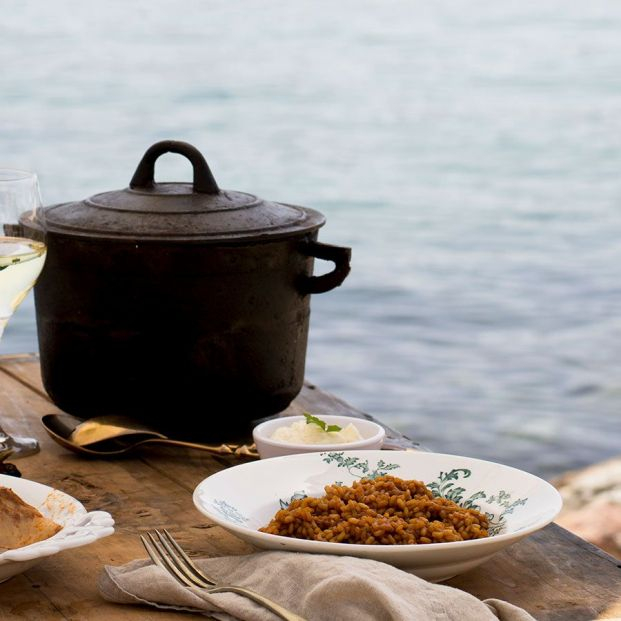 Caldero, el mejor arroz para disfrutar a orillas del mar. Foto: Murcia turística