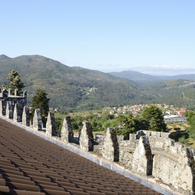 Castillo de Soutomaior desde arriba