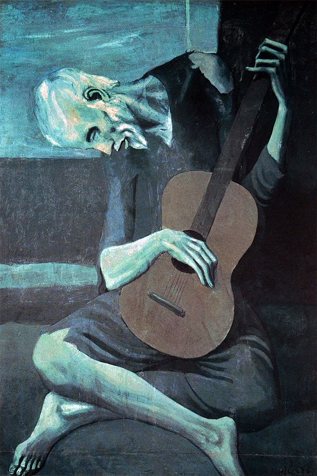 El viejo guitarrista ciego, Pablo Picasso