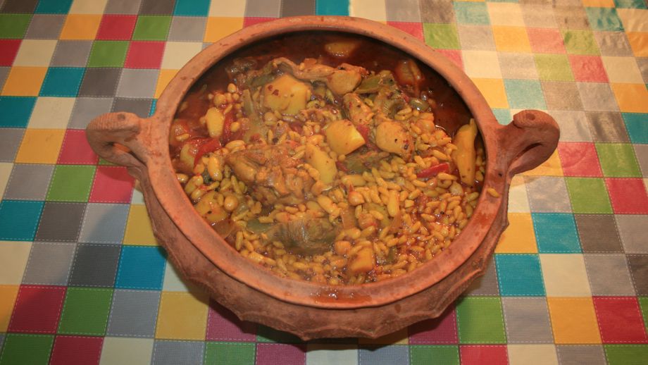 Gurullos con conejo (captura de pantalla de Canal Cocina)