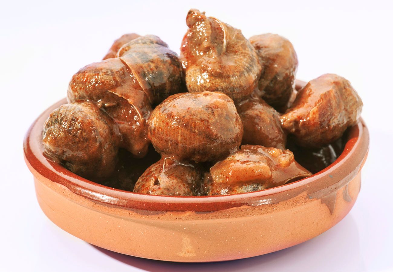 Caracoles al estilo murciano o caracoles chupaeros