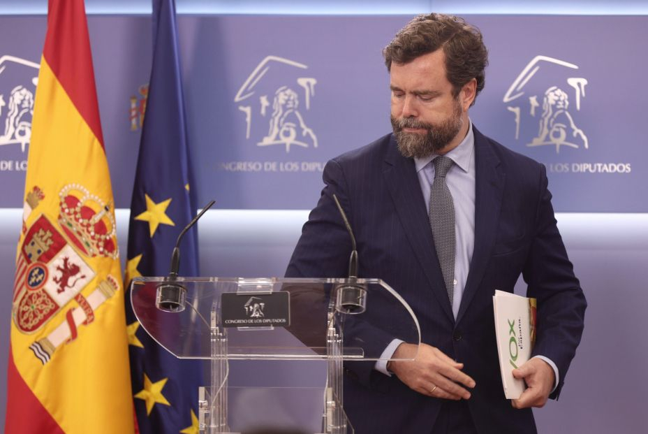 El portavoz de Vox en el Congreso, Iván Espinosa de los Monteros