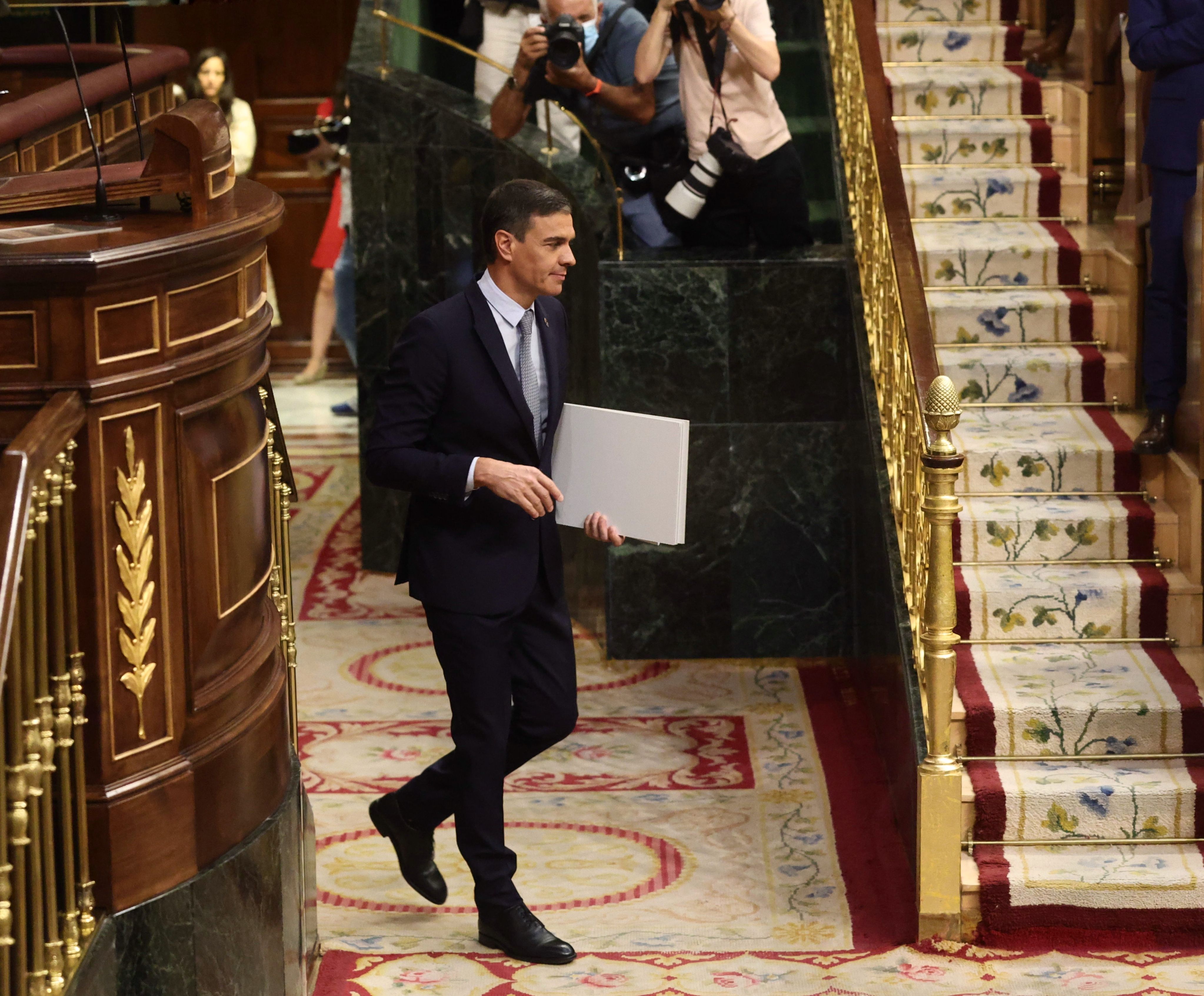 EuropaPress 4571827 presidente gobierno pedro sanchez primera jornada 26 edicion debate estado