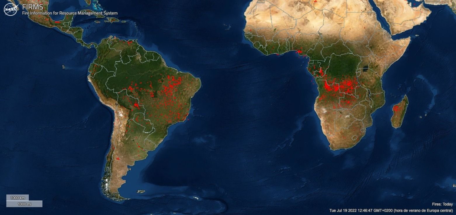 nasa incendios