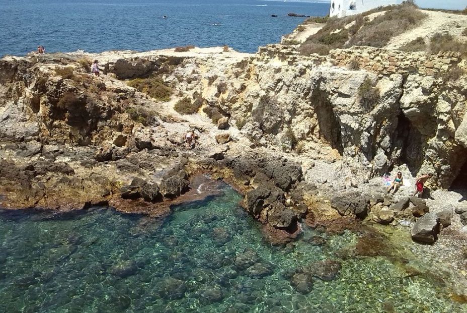 Cala de la isla de Tabarca