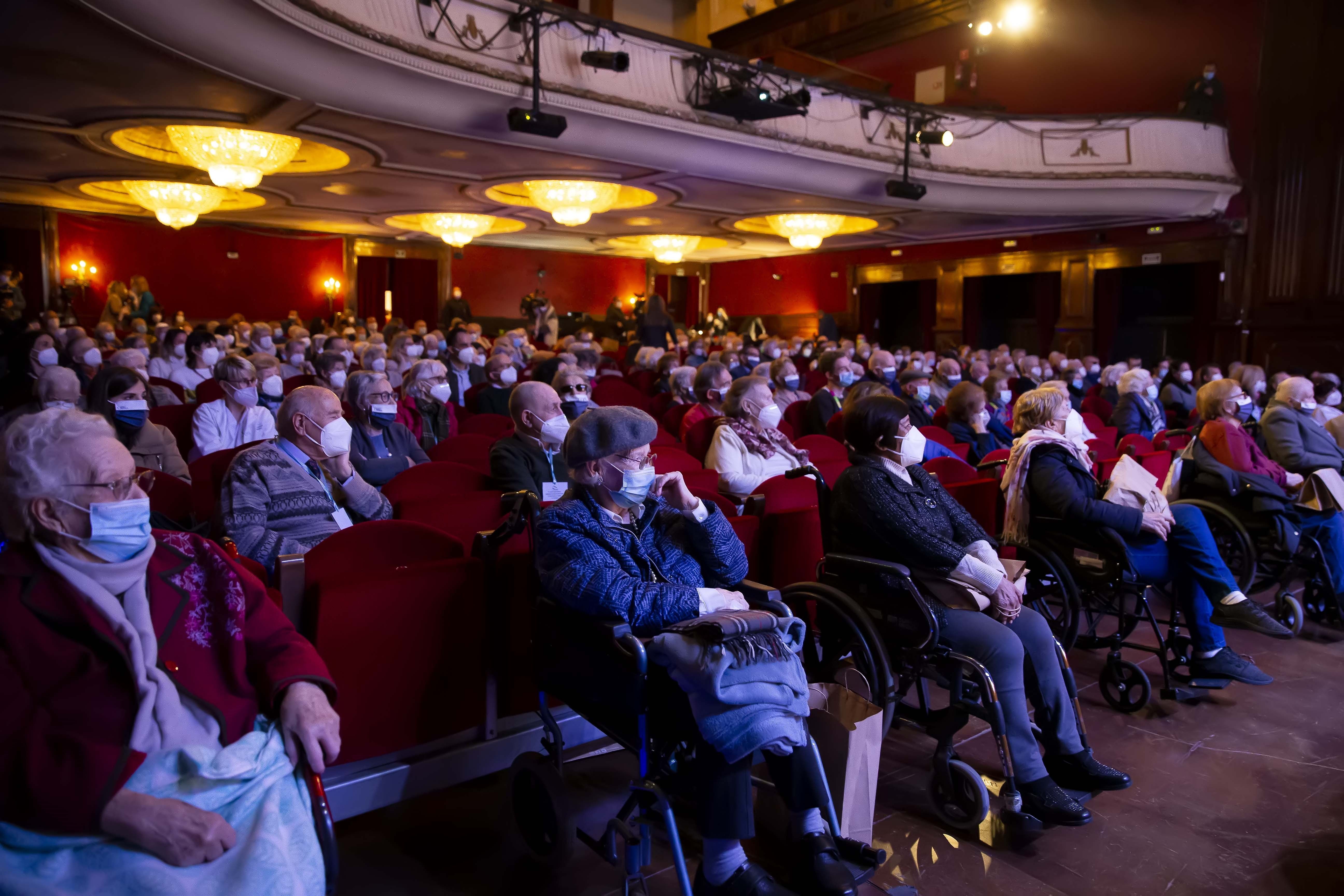 El teatro como espacio amigable y de convivencia para los mayores. Foto: Europa Press