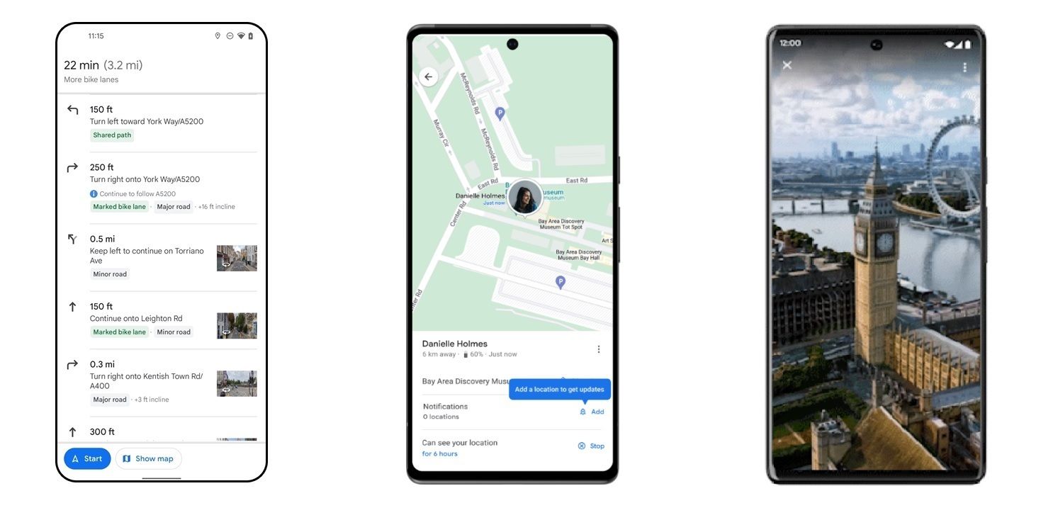 Las 3 novedades de Google Maps para planificar mejor tus viajes. Foto: Europa Press