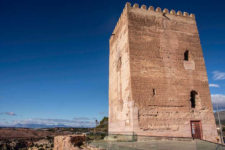 Torre del Homenaje de Aledo. Foto Murcia Turística