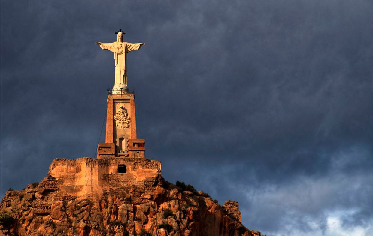 Ruta por los Centros de Interpretación y la gastronomía de la Región de Murcia (2). (Cristo de Monteagudo Foto Wikipedia) Ruta por los Centros de Interpretación y la gastronomía de la Región de Murcia (2). (Cristo de Monteagudo Foto Wikipedia)